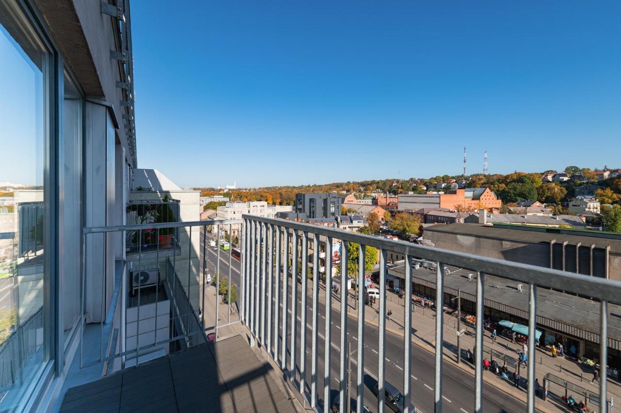 Panoramic City Centre Apartment By Polo Apartments Kaunas Esterno foto