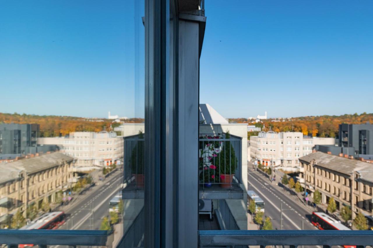 Panoramic City Centre Apartment By Polo Apartments Kaunas Esterno foto