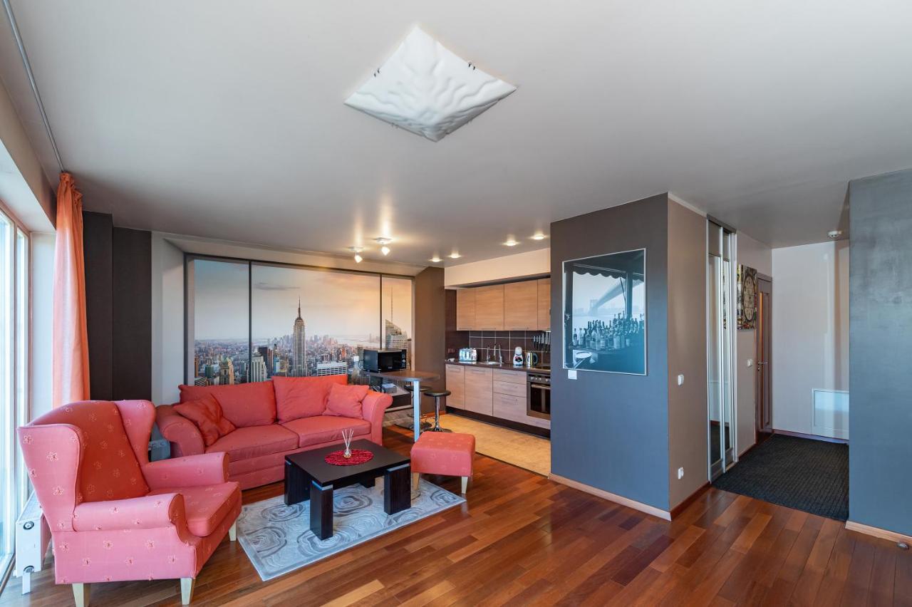 Panoramic City Centre Apartment By Polo Apartments Kaunas Esterno foto